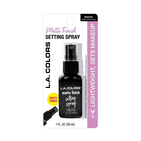 L.A. COLORS Lightweight & Non-sticky Mattifying Setting Spray, 1 fl oz