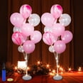 thumbnail image 2 of MesaSe Balloon Stand Kit with Lights Balloon Holder Decoration Reusable Latex Table Balloon Stand Holder Durable Balloon Column Stand Kit Balloon Tower Backdrop Decoration for Birthday, 2 of 6