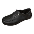 thumbnail image 6 of Rokment Women's Oxfords Dress Walking Shoes Vintage Casual Leather Lace up Flat Comfortable Soft Sole Slip on Fashion Sneakers Black Size 6, 6 of 7