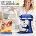 thumbnail image 3 of Adjustable Flour Funnel for Stand Mixer Bowls Wide-Mouth Pouring Attachment for KitchenAid & Most 3.5-7Qt Bowls Mess-Free Ingredient Adding Baking Tool, 3 of 8