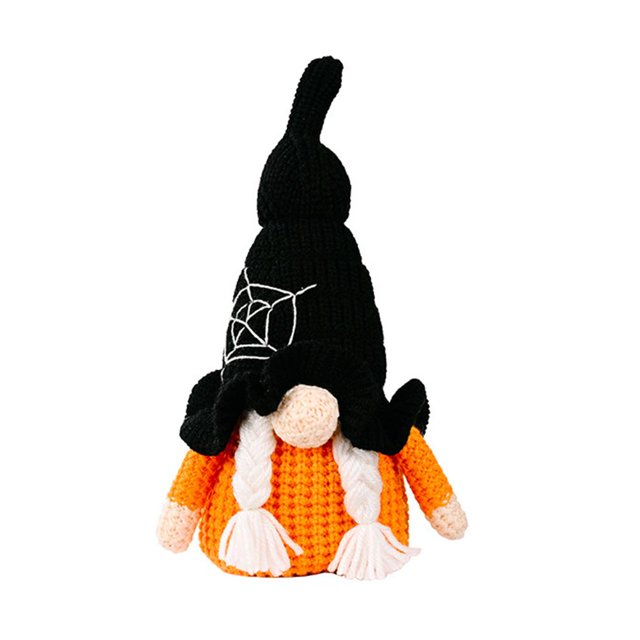 Halloween Muñeca De Punto Decoraciones De Halloween Adornos De Enanos Sin Rostro Para Ventana De Mesa De Chimenea sonducket HA046837-03