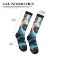 thumbnail image 5 of Bixox Cute Koi Fish Serenity Print Compression Socks,Compression Socks Women & Men Circulation for Medical,Running,Athletic, 5 of 7