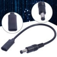 thumbnail image 2 of 5.5mmx2.1mm to USB C Power Cord 5521 Male to USB Type C Female Extension Cord for Phones Tablets Power Charging Cable, 2 of 8