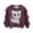 Purple, variant on Byoo Toddler Girls Sweatshirt Cute Cartoon Cat Print Crew Neck Pullover Top Casual Sweater