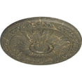 thumbnail image 3 of Ekena Millwork 20 1/4"OD x 1 1/2"P Lunel Ceiling Medallion (Fits Canopies up to 3 3/4"), Hand-Painted Witch Hazel Crackle, 3 of 6