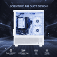 thumbnail image 3 of Ningmei Lumishore Gaming PC AMD Ryzen 5 5600GT 16GB RAM 1TB SSD WiFi Gaming Desktop, 3 of 8