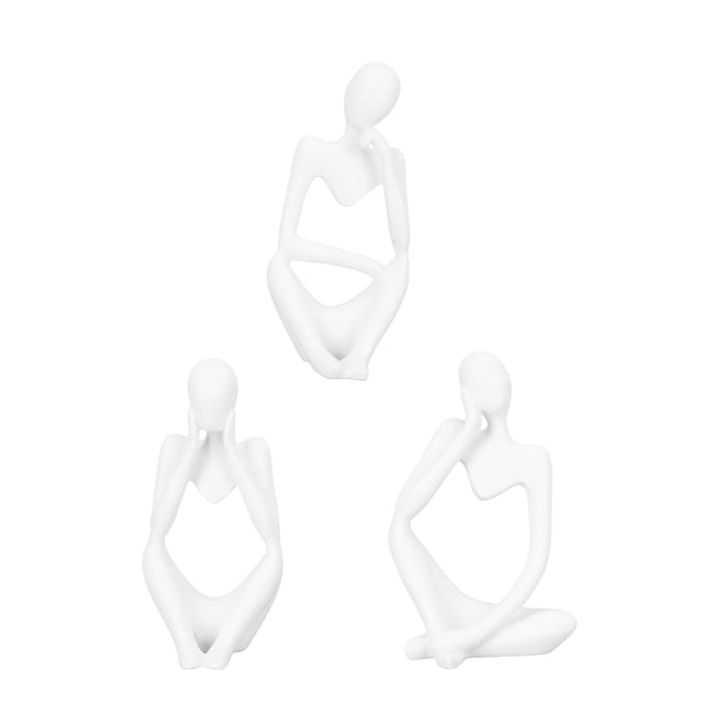 Sculpture Thinker, Statue Thinker 3 Pcs Figurine Thinker Fidèle à Sa Promesse