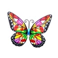 thumbnail image 4 of mariposas de metal Decoración de pared, Adorno de arte de pared para interiores y exteriores, ala, Esculturas de mariposas de metal portátiles para pa Estilo B, 4 of 8