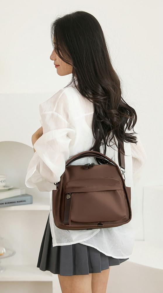 Nylon Crossbody Bags for Women Casual Shoulder Bag Lightweight Handbags Wallets Purses for Work Travel Sports
