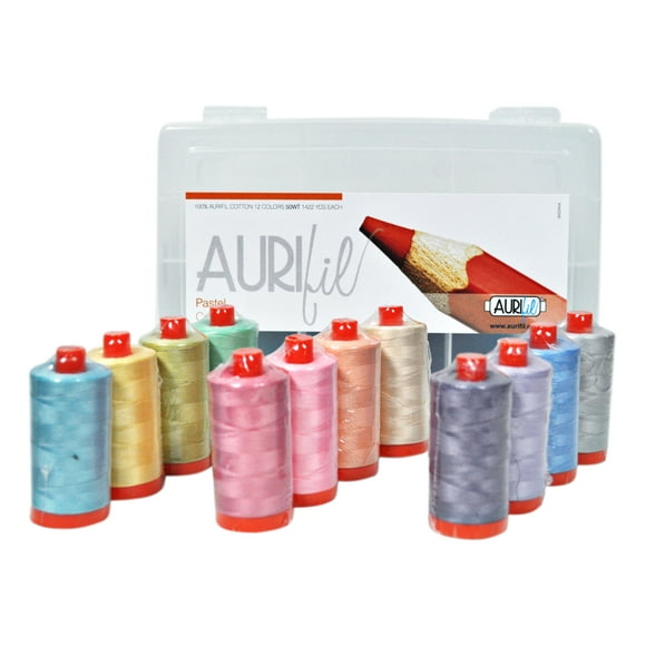 Aurifil Home Collection Pastel 12 Grandes Bobines 50 L