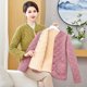 thumbnail image 5 of Parkas de manga larga para mujer, moda de invierno, abrigo pequeño de cuello alto a rayas, chaqueta de pana, abrigo grueso y cálido, chaqueta de talla grande, abrigo de poliéster para mujer, 5 of 6
