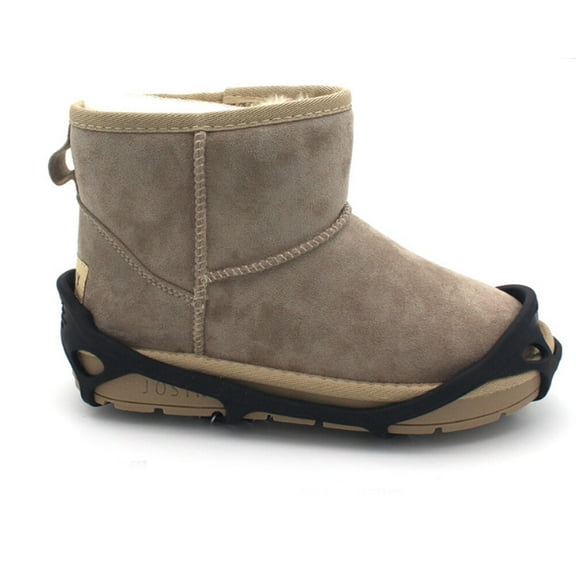 Soimiss 1Pair Non Slip Shoes Cover Black for Outdoor Ice Snow Protection and Traction