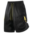 thumbnail image 5 of KPOPLK Women's Drawstring Workout Shorts Athletic Running Shorts Crossover High Waisted Gym Shorts with Pockets Size XL,Black, 5 of 9