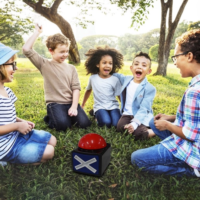 Buzzers de resposta, Interessante botão fácil som alto Buzzer de jogo  vermelho, Buzzer portátil de show de jogos para jogos em família, Trivia  Nights, Quiz, Contest, Salas de aula, Kids Adult Party