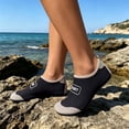 thumbnail image 2 of Heydday Water Shoes for Womens, Quick Drying Mens Barefoot Shoes, Non- Lightweight Unisex Aqua Shoes, Beach Swim Shoes for River Hiking Surfing Diving Vacation(Black/35), 2 of 6