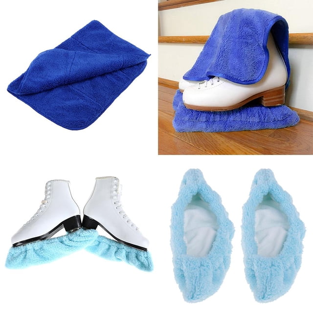 11.8x19.7 '' Absorción Cubierta para patines de hielo Paño de limpieza Limpiaparabrisas Toalla de Azul m Cola Cubierta para patín de hockey sobre hielo