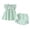G2 Green girls dresses formal, variant on Girls Summer Outfits 18 Months Baby Girl Outfits Crocheted Ruffled Camisole And Denim Shorts Set 6 12 18 24 Months 2 3 4 T 18 Months Girl Clothes Short Sleeve