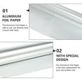 thumbnail image 2 of OULII 1 Rouleau de Papier d'Aluminium pour Cuisson et Bbq Double Face pour Four Friteuse à Air Chaud et Cuisson Extérieure, 2 of 5