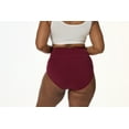 thumbnail image 3 of SHEMOR Women's Plus Size Underwear 3XL-6XL High Waist Briefs Cotton Soft Panties 4-Pack (5XL,Midnight Rose), 3 of 5