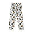 thumbnail image 5 of Goofa French Bulldog3 Printed Soft Pajama Pants for Men, Wide Leg Comfy Casual Lounge Yoga Pants-Medium, 5 of 9
