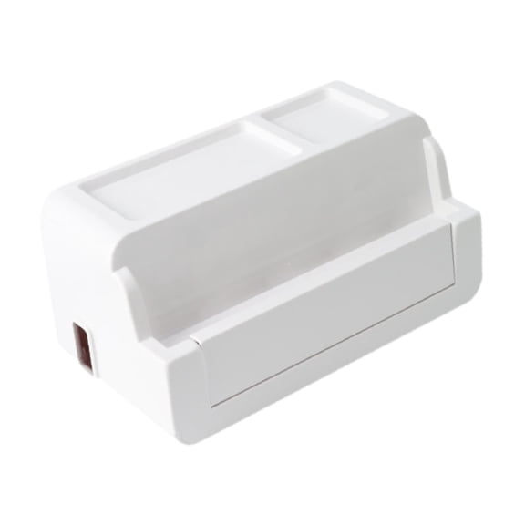 Pitycbo Cable Management Box Desk Cord Organizer with Hole Power Strip Cover Box for USB