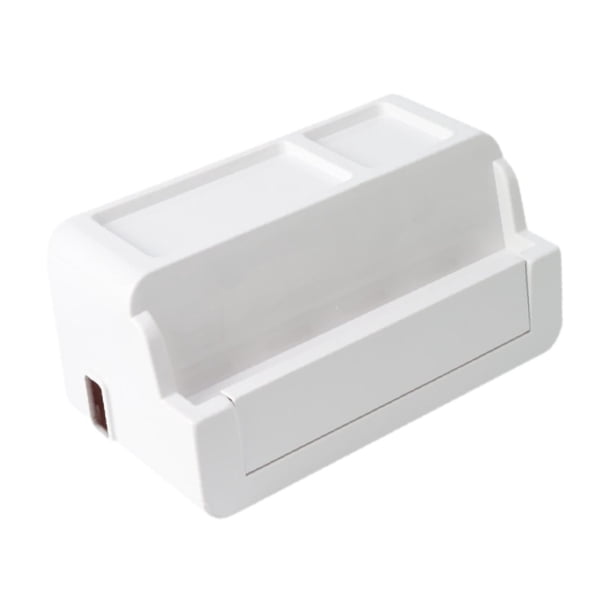 Caja de regleta de alimentación, caja de gestión de cables, de gestión de cables, soporte de regleta, organizador de cables para escritorio