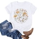 thumbnail image 2 of Camiseta de Manga Corta de Cuello Redondo Impresa para Mujeres, Primavera Y Verano Casual, 2 of 3
