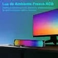 thumbnail image 2 of Desktop Audio Companion, HiFi Stereo Computer Soundbar with Dual Drivers, Touch Control for Dynamic Lighting Modes and Bass Diaphragms, USB Powered for Wide Compatibility, 2 of 7