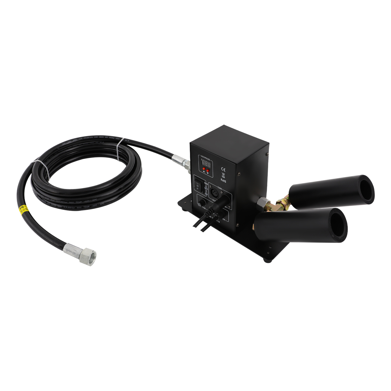 1 PCS CO2 Jet Machine, Dual Nozzles CO2 Fog Machine, Jet Fog Machine for various outdoor performances, concerts, clubs, parties, bars, banquets