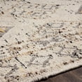 thumbnail image 6 of Surya Bremen 106x144" Rectangle Contemporary Wool Rug in Cream and Gray, 6 of 7