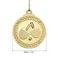 thumbnail image 2 of 2" Ping Pong Medals Table Tennis Award Medals Gold Medal with Ribbon Blue Yellow, 3 Pack, 2 of 6