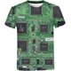 thumbnail image 1 of "Playeras Hombre Camiseta con Estampado 3D De Chip Electrónico, Camiseta Unisex De Moda Informal De Manga Corta De Gran Tamaño, Ropa De Calle Harajuku, Camisetas Geniales De Hip Hop" Xishao ropa, 1 of 2