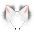 thumbnail image 1 of GPOECD Handmade Wolf Ears Headband Party Accessory for Festive Dress Up GY1,One Size, 1 of 2