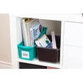 thumbnail image 3 of Pen+Gear Plastic File Organizer Cubby Bin, Deep Black, 3 of 11