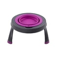 thumbnail image 2 of Dexas Pets Single Elevated Pet Feeder/Pet Bowl, 4 Cup Capacity, Fuchsia, Large/4 Cup Capacity, 2 of 2