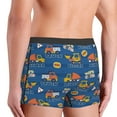 thumbnail image 2 of Haiem Construction Vehicles Men's Boxer Briefs, Every Day Comfort Stretch Cotton Moisture-Wicking Underwear-Medium, 2 of 8