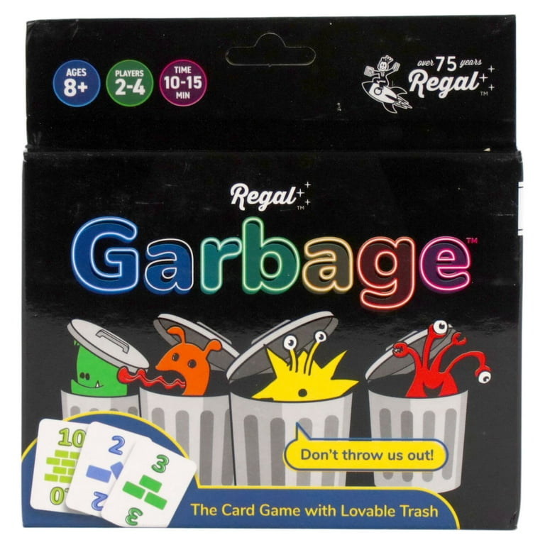 Regal Games, Garbage Monsters Family Card Game, for Parties & Game