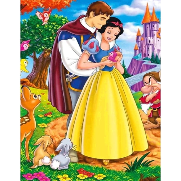 Taladro Diamante Pintura (DB1466) 5D DIY Patrón de princesa completo Costura Decoración (683) 30x40cm FLhrweasw Nuevo