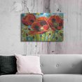 thumbnail image 6 of Luxe Metal Art 'Vivid Poppies III' by Carolee Vitaletti Metal Wall Art, 36"x24", 6 of 7