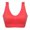 Red, variant on Women Seamless Fitness Bras Sport Yoga Bras Lovely Young Size S-3XL