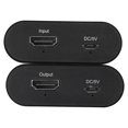 thumbnail image 5 of Extensor HDMI Transmisor HDMI Receptor HDMI 60M Extensor HDMI Conector de extensión HDMI Extensor de red HDMIReceptor HDMI de alta seguridad Menor consumo de energía Extensor HDMI Plataformas de entra Mgaxyff No, 5 of 5