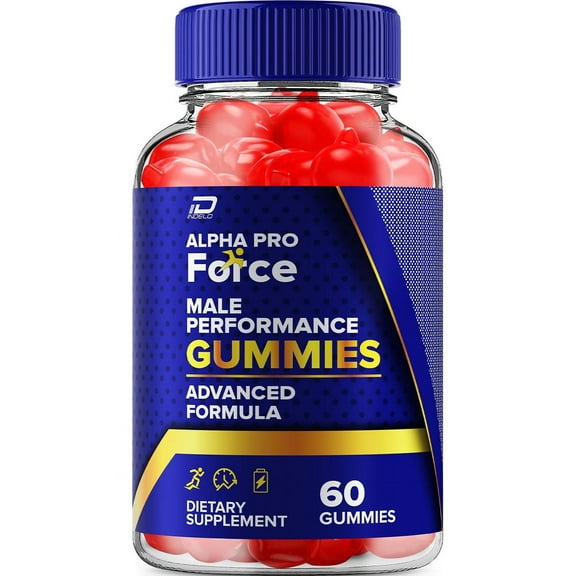 Alpha Pro Force Gummies for Men – Alpha ProForce Male Performance Gummies, Energy, Optimal Balance, 1 Pack, 60 Gummies