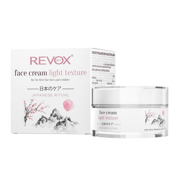 Crema Facial Revox B77 Japanese Ritual Ácido Hialurónico y Flor de Cerezo 50 ml