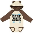 thumbnail image 3 of Inktastic Best Big Brother Boys Long Sleeve Baby Bodysuit, 3 of 5
