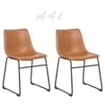 thumbnail image 1 of Modern Ani Armless Dining Chairs – Upholstered, Sleek Mid-Century Design, Sturdy Build Set of 2, 1 of 5