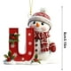 thumbnail image 3 of Adornos navideños, adornos navideños, regalos navideños, 26 letras, decoración para árbol de Navidad, colgante, adornos para árbol de Navidad, adornos navideños DIY, decoración navideña, decoración co, 3 of 9