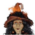 thumbnail image 3 of Karen Didion Wine Elegance Sitting Witch Figurine 26 Inch Halloween Decoration, 3 of 4