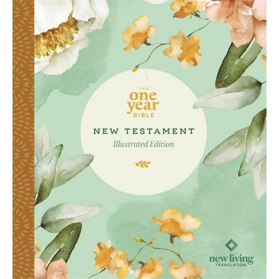 Tyndale House Publishers 292574 NLT The One Year Testament-Floral Paradise Softcover Bible