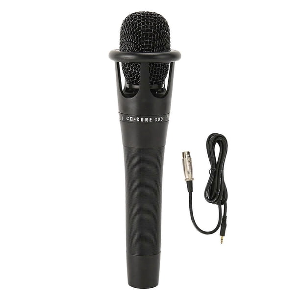 Wired Handheld Condenser Microphone Noise Reduction Shielding Effect 3.5mm Microphone for Karaoke