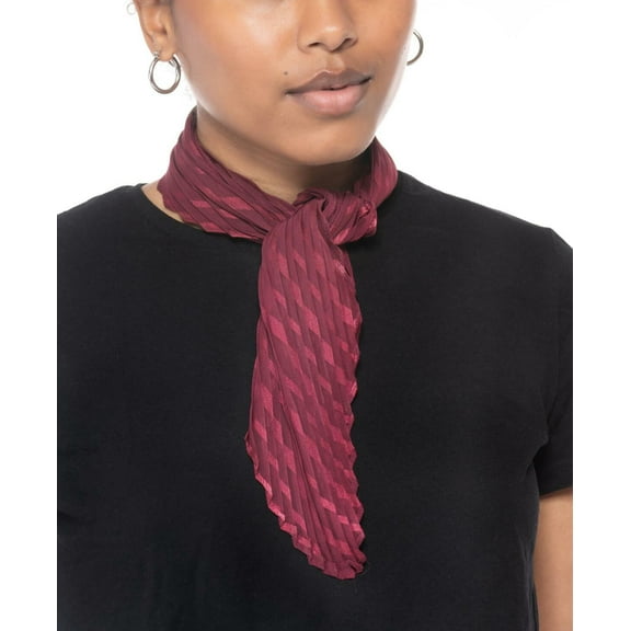 MSRP $19 Inc International Concepts Pleated Square Scarf Purple Size One Size